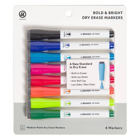 Dry Erase Markers con Borrador