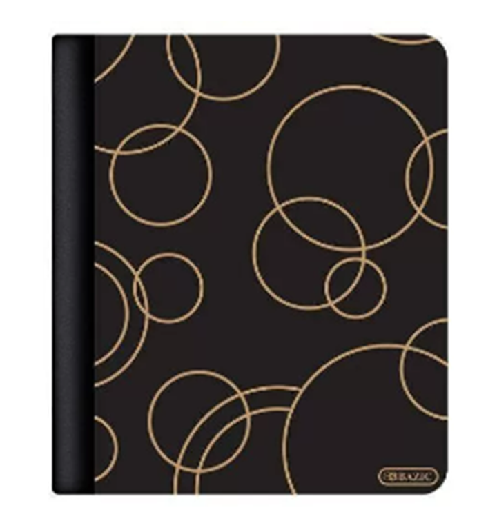 Libretas Black & Gold Geometric Design