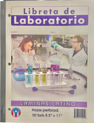 Libreta de Laboratorio para Universidad