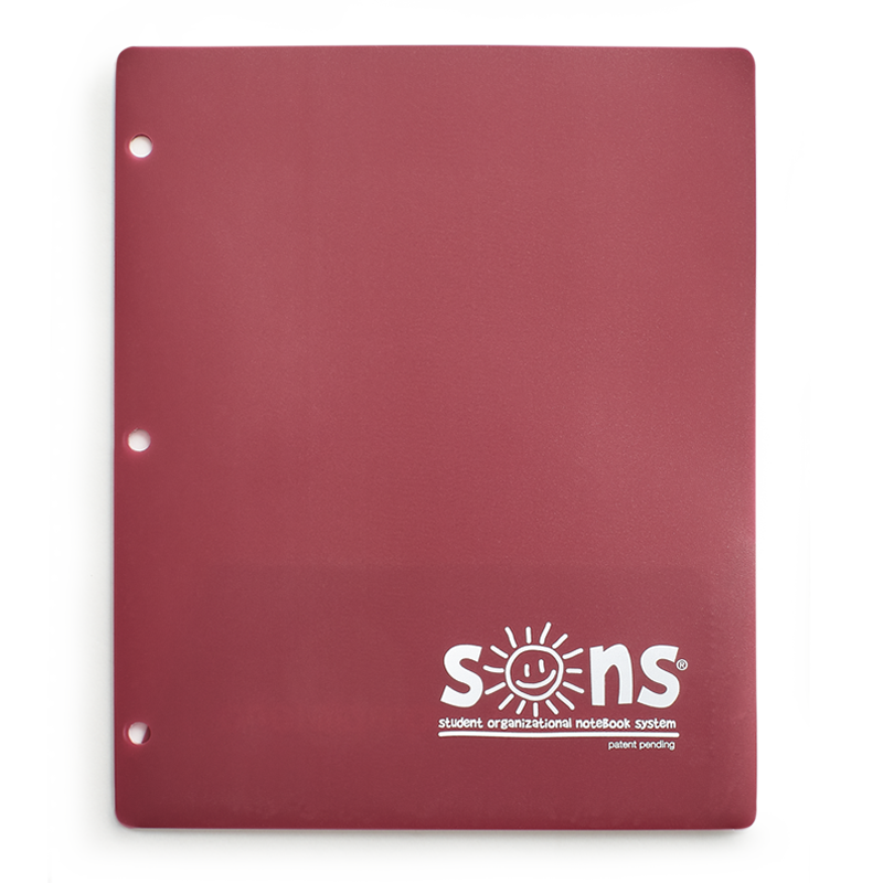 Sons Folder Burgundy